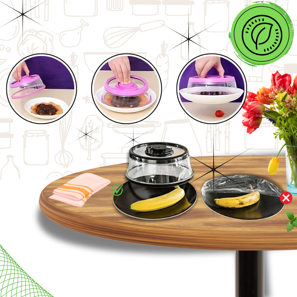 VacuuSeal Bouchon Universel Sous‑Vide | Capuchon Hermétique pour Fraîcheur Prolongée | Valuna