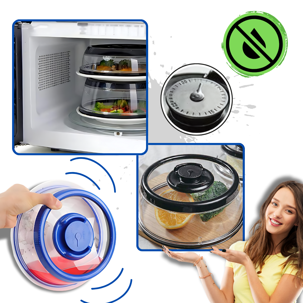 VacuuSeal Bouchon Universel Sous‑Vide | Capuchon Hermétique pour Fraîcheur Prolongée | Valuna