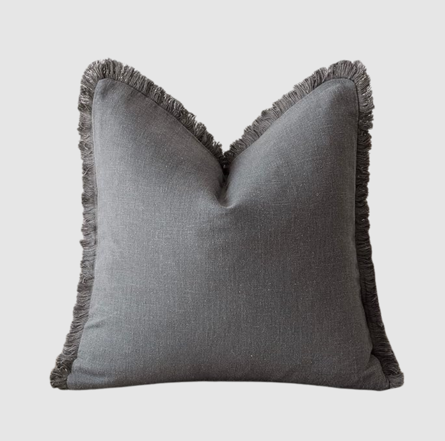 Housses De Coussin En Coton Et Lin | À Volants Nordiques | Valuna