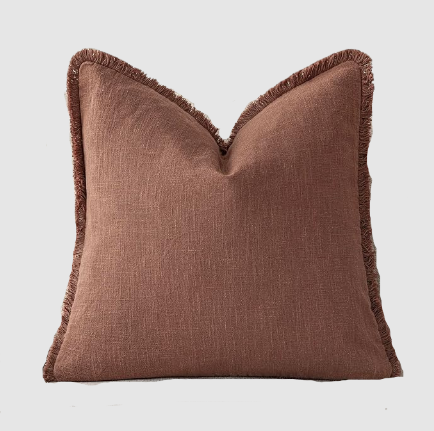 Housses De Coussin En Coton Et Lin | À Volants Nordiques | Valuna