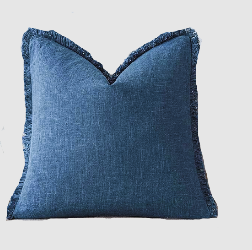 Housses De Coussin En Coton Et Lin | À Volants Nordiques | Valuna