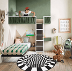 Illusion3D | Tapis 3D Décoratif – Effets Visuels Immersifs & Confort | Valuna