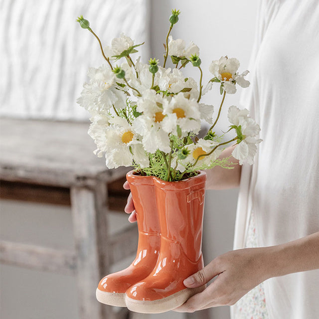 Bootique | Vase En Céramique Inspiré Des Bottes En Caoutchouc | Valuna