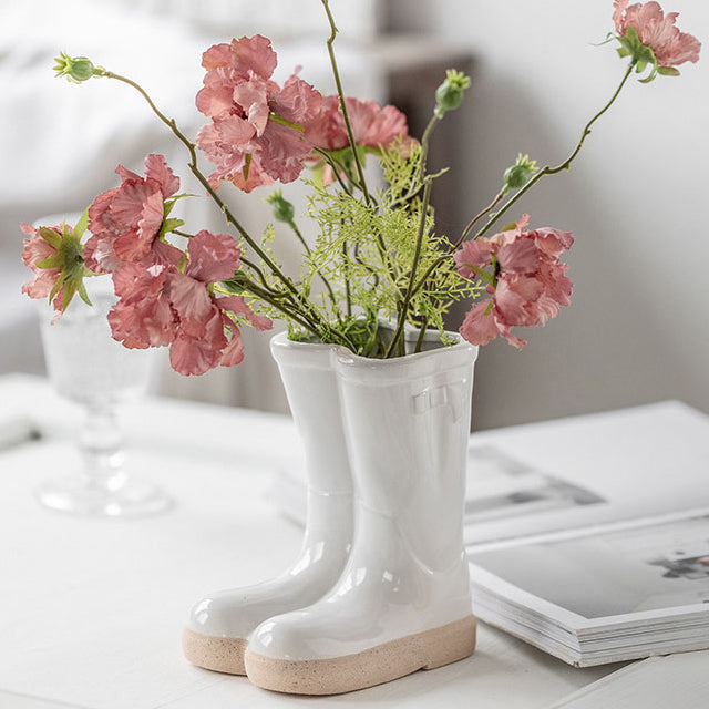 Bootique | Vase En Céramique Inspiré Des Bottes En Caoutchouc | Valuna