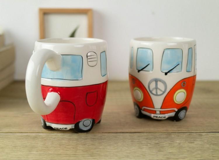Bus Hippie | Tasse À Café Originale Et Stylée Pour La Maison | Valuna