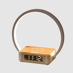 Lampe De Table Moderne | Avec Chargeur Sans Fil Et Fonction Réveil | Valuna